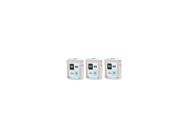 HP nr. 85 blekk lys cyan 3x69ml 3-pk 
